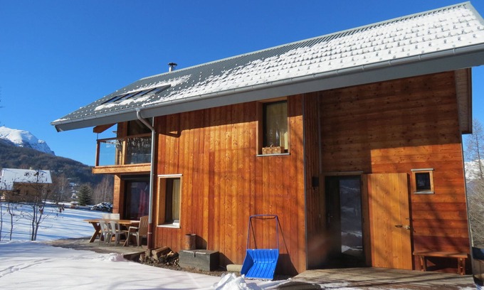 Les Sagnieres Chalet De Esquí | Chalet Fleurs de Neige 6-12 plazas 3`Crotes cerca de Embrun Serre Ponçon Les Orres