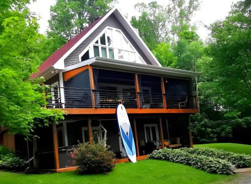 Mauricie Casa | Chalet de luxe Équinoxe - bord de l'eau avec Spa