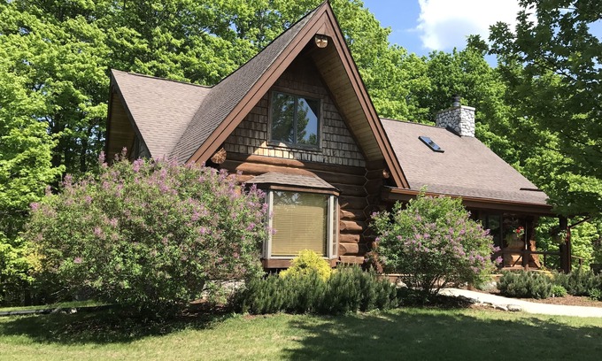 Charlevoix Casa | Hermosa casa de troncos de Charlevoix