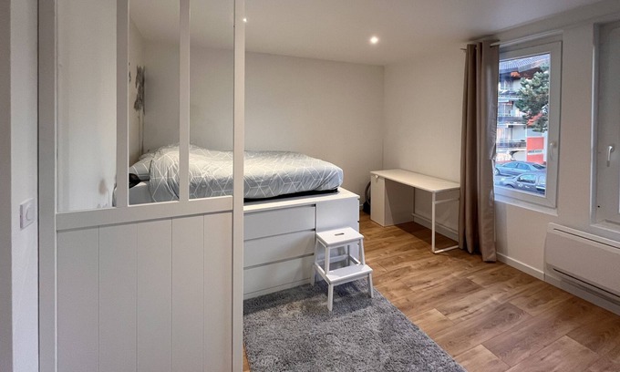 Sciez Apartamento | Charmant Studio Équipé Proche Lac Léman et Port de Sciez