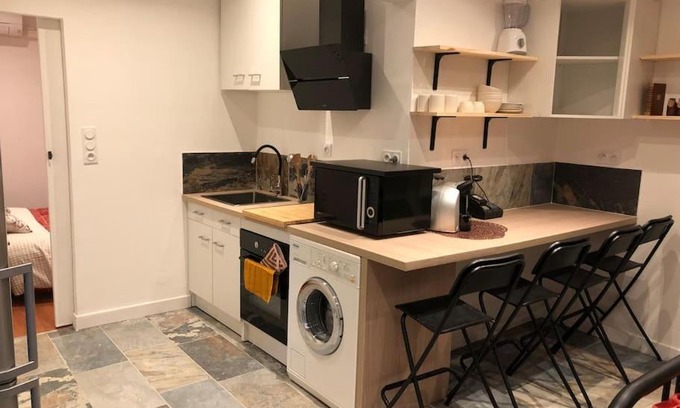 Le Bourg Apartamento | Charmant T2 climatisé - Près des plages