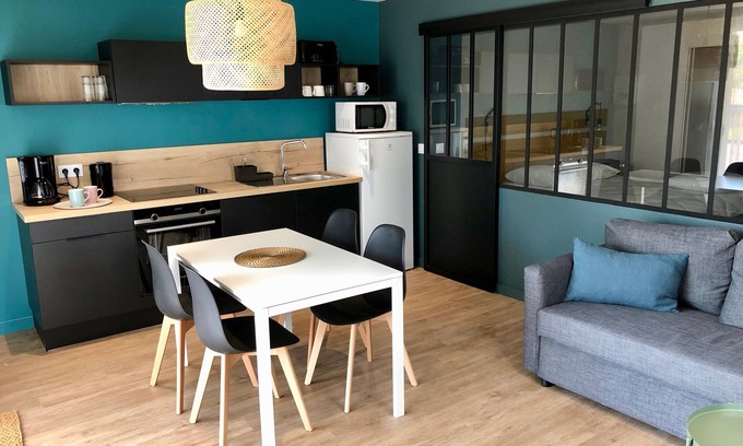 Jonzac Apartamento | APARTAMENTO CON ENCANTO CON TERRAZA EN UNA RESIDENCIA TRANQUILA CERCA DEL CENTRO DE JONZAC