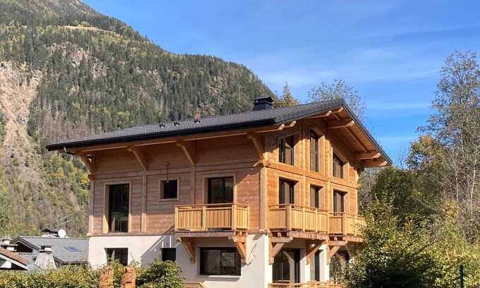 Les Houches Chalet De Esquí | Charming chalet, New, Splendid view on Mount Blanc