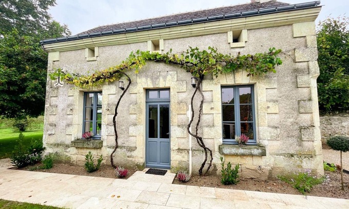 Avon-les-Roches Cabaña | Casa rural con encanto en Touraine con jardín, cerca de castillos del Loira