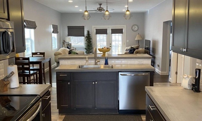 Greene Casa | Encantadora casa con vistas al río Shell Rock