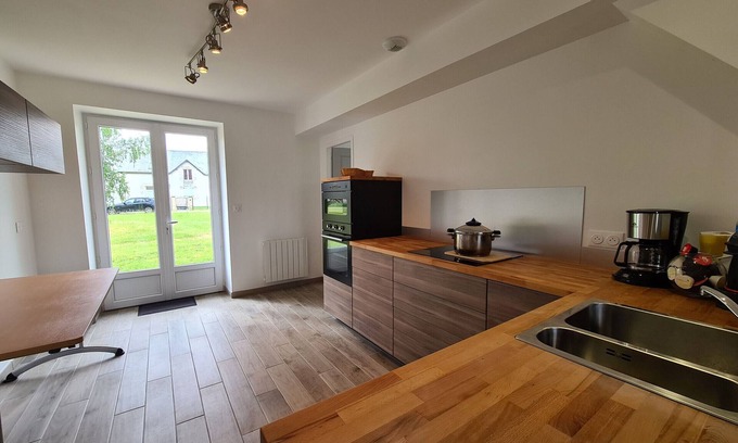 Montierchaume Cabaña | Casa independiente con terraza y jardín cerca de Châteauroux, tranquila y bien equipada