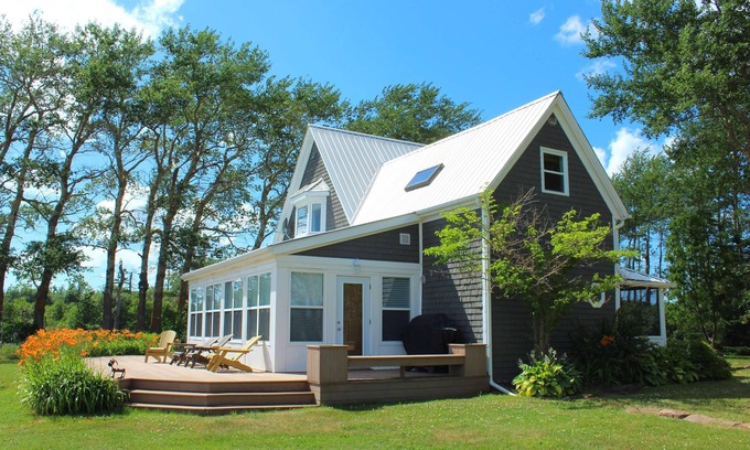 Saint Peters Bay Otro | Encantadora casa de verano, hermosa vista de la bahía a minutos de la playa de Greenwich
