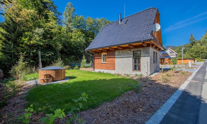 Loucna nad Desnou Chalet De Esquí | Chatička u řeky - Kouty nad Desnou