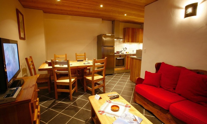 Valloire Apartamento | Chez le Marquis du Pontet 3: 7 pers. en el centro turístico y al pie de las pistas
