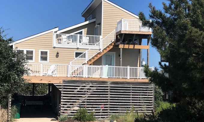 Carolina Dunes Cabaña | ¡Eso es todo! Vida costera en su mejor momento. Gran playa y acceso de sonido