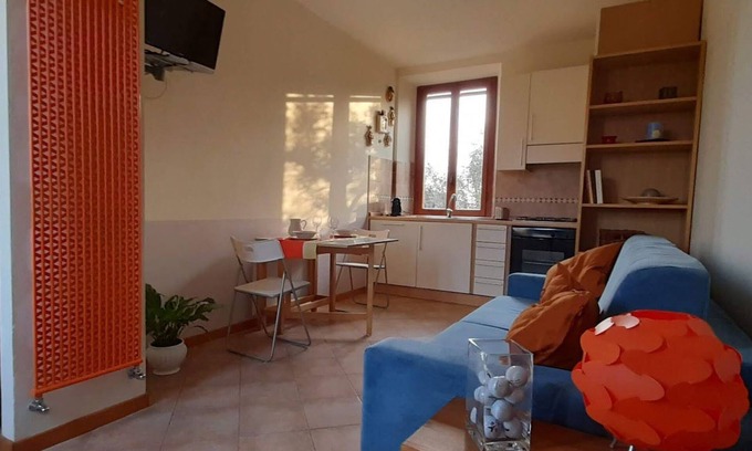 Querceta Apartamento | Colorful apartment on the 1st floor of a farmhouse among the olive trees 3 km from the sea