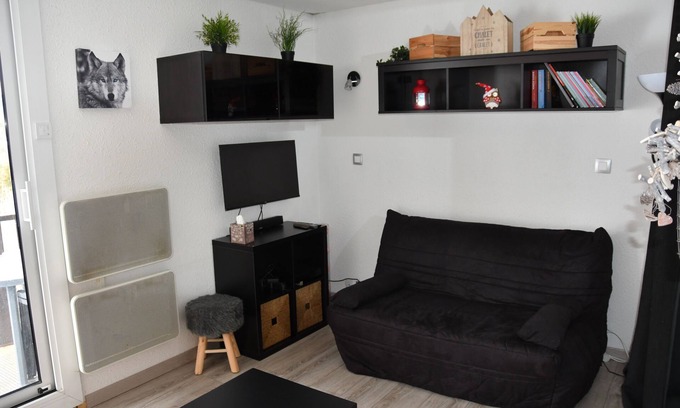 Pra Loup Apartamento | Cómodo Studio Praloup 1600 al pie de las pistas