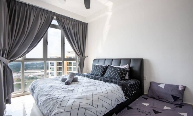 Johor Bahru Apartamento | Comfy 3BR Apt @ KSL Daya Near Ikea Tebrau, Parking