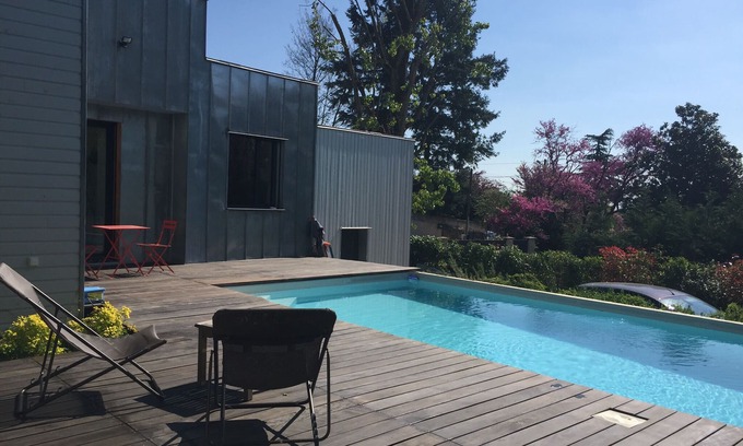 Saint-Didier-au-Mont-d'Or Villa | Villa contemporánea con piscina privada de 4.5 X 8. Relajación y proximidad a Lyon
