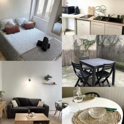 Marmande Apartamento | Cosy T1 30m2 avec cour en plein cœur de ville