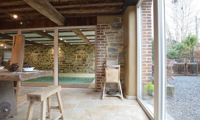 La Reid Cabaña | Casa rural en Theux con piscina y sauna