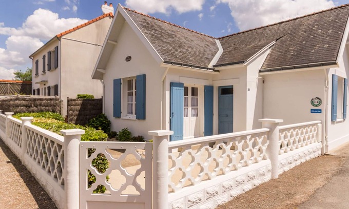 La Bernerie-en-Retz Cabaña | Casa acogedora a 30m de la playa con jardín cerrado y equipo de pesca en La Bernerie-en-Retz