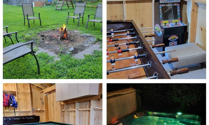 Omemee Cabaña | Cozy 3-bedroom cottage with hot tub & gaming room.