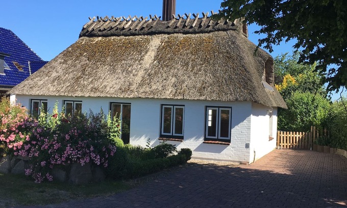 Scholderup Casa | Acogedora casa de campo con techo de paja en medio de la naturaleza