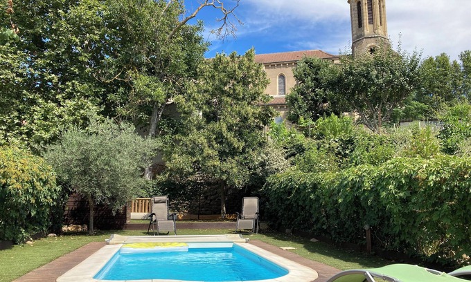 Collobrieres Casa | Linda casa con piscina en el pintoresco pueblo de Massif des Maures