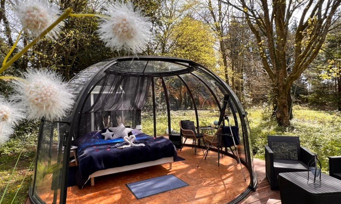 Saint-Evarzec Otro | Dôme Atmo'sphère, la tête dans les étoiles avec accès piscine