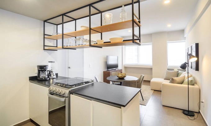 Guadalajara Apartamento | Departamento doble en Coordenada Lafayette|2bd| by Tribu