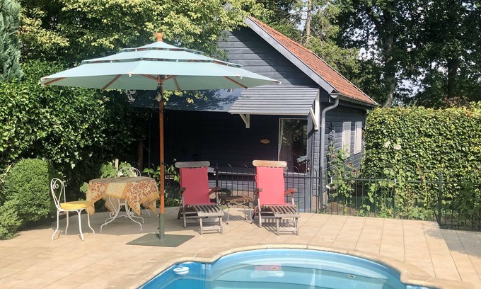 Den Dolder Cabaña | Casa unifamiliar con piscina en zona natural protegida