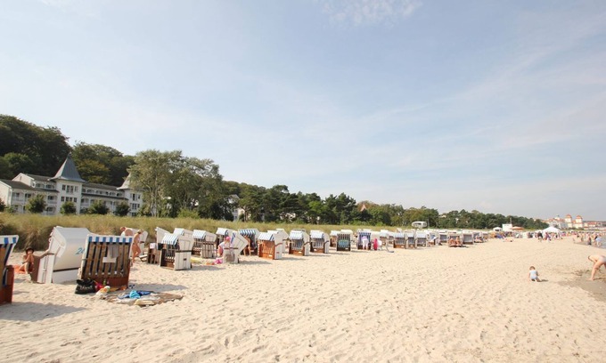 Binz Apartamento | Directly on the beach promenade, balcony with sea view - Aparthotel Ostsee FeWo 35