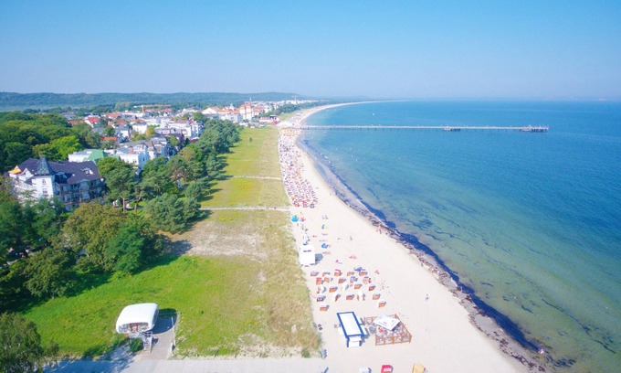 Binz Apartamento | Directly on the beach promenade, balcony with sea view - Aparthotel Ostsee FeWo 31