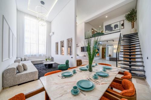 Semlalia Apartamento | Duplex 5 Chambres à Marrakech Luxe, Vue Piscine