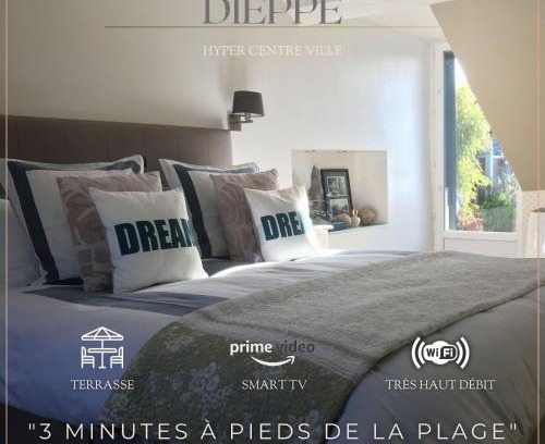 Dieppe Apartamento | DUPLEX 52m2 hyper centre, petite TERRASSE exposée Sud