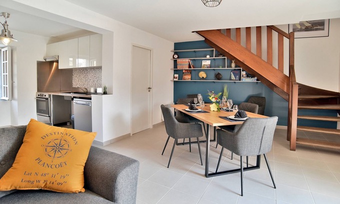 Plancoet Apartamento | Duplex Plancoët - Pour 4p, à 15 min de la plage