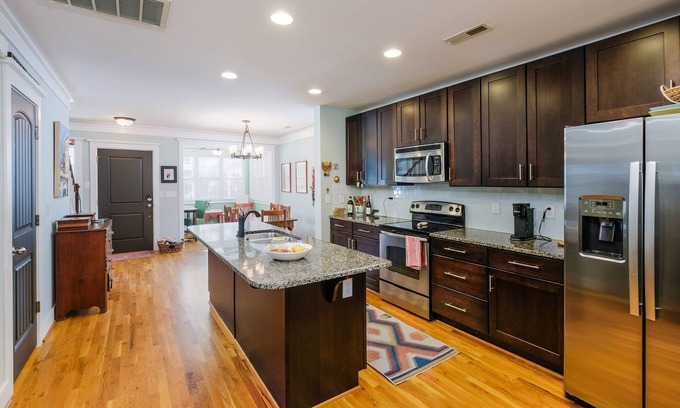 Davidson Casa | Eclectic 3BR Steps to Main Street With a Patio