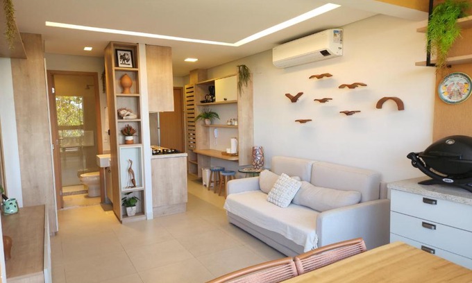 Praia dos Carneiros Apartamento | Eco Resort Praia dos Carneiros - Flat Novo - Ao Lado da Igrejinha