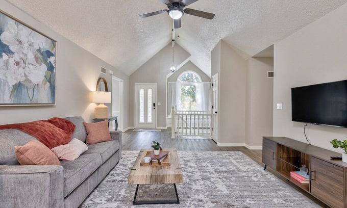 Riverside Casa | Elegant Sun-filled Home by Bike Trails w/ Balcony!