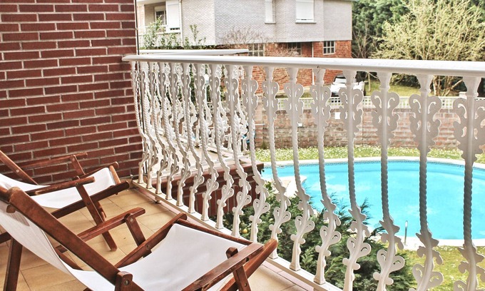 Isla Apartamento | En Isla junto a la playa con piscina y terraza La Barrosa 5608