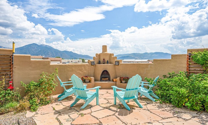 El Prado Casa | Enchanting dog-friendly home with firepit, patio, gas grill, & jetted tub