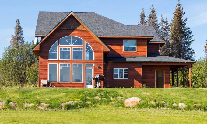 Fritz Creek Casa | Disfrute de las vistas del escupir, Kachemak Bay y los glaciares.