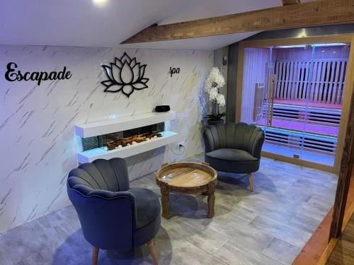 Saint-Gilles-de-Cretot Chalet De Esquí | Escapade et spa Insolite