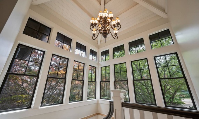 Mill Spring Casa | Escape at Bright's Creek Reserve: Large 5 BR Home w/ Mountain Views and Private Pool!