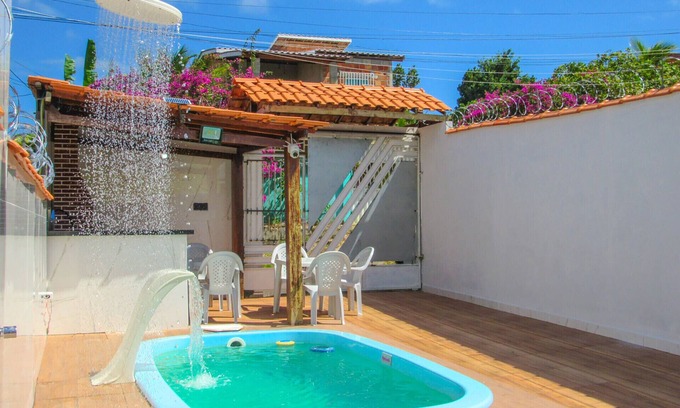 Vera Cruz Chalet De Esquí | Espaço de Lazer: Casa com Piscina e Churrasqueira