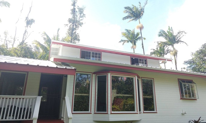 Leilani Estates Casa | Exceptional 10/10 Hosted Peaceful Forest Paradise, 2 acres, 1700 sq.ft.
