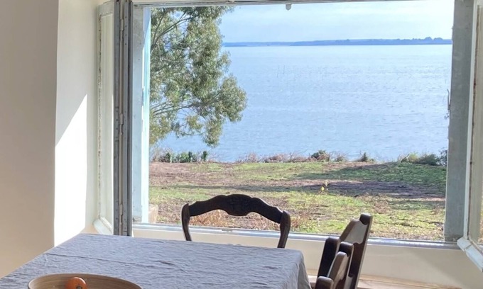 Ile-aux-Moines Casa | Exceptional site with wide open spaces and family sea access