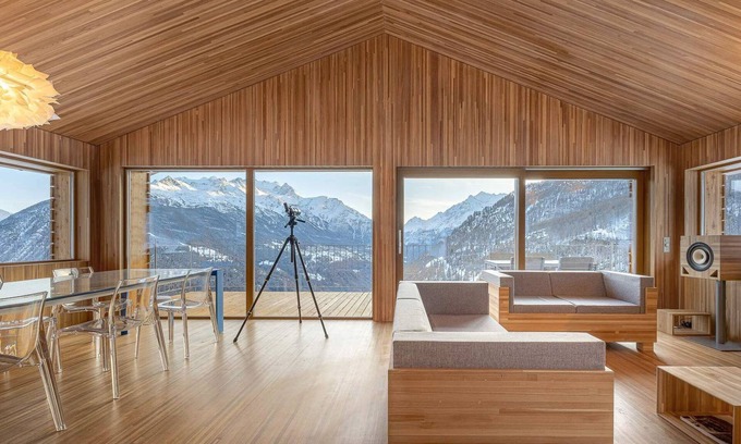 Toerbel Chalet De Esquí | Chalet de diseño exclusivo a 1.800 metros, 4-6 personas, edificio nuevo, sobre Törbel