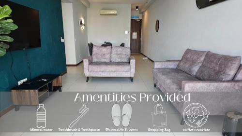 Tanjung Bungah Apartamento | Family Seaview Suite with 3 Rooms by The Only Bnb