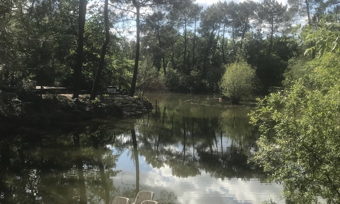 Les Eglisottes-et-Chalaures Cabina | Farmhouse cabin with indoor pool and Jacuzzi
