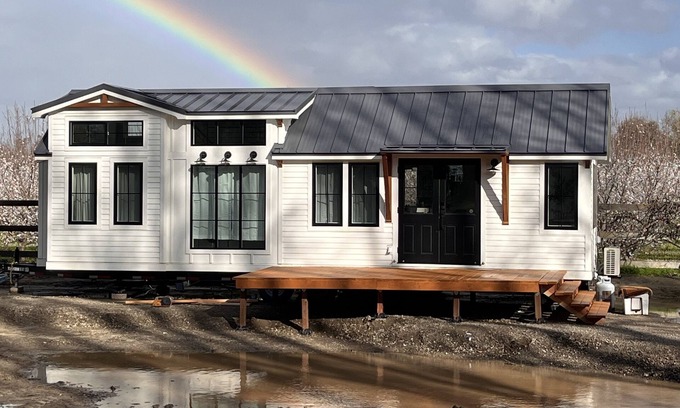 Modesto Otro | Farmhouse styled Tiny Home located inside beautiful private gated estate!