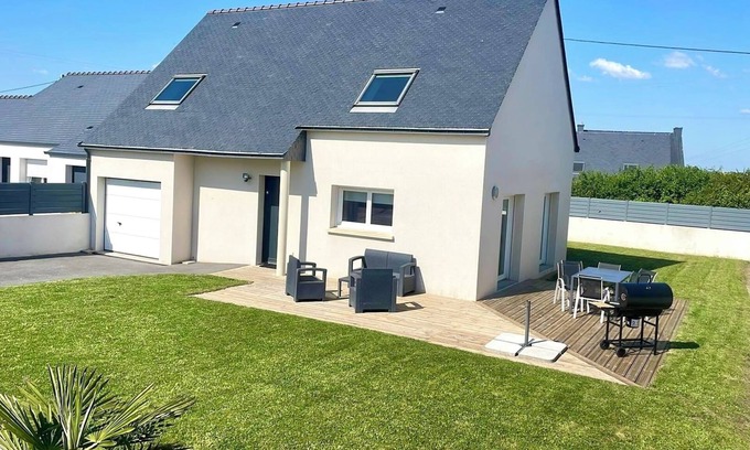 Plouhinec Casa | Fenced 4* house - direct access to Etel river (300 meters)