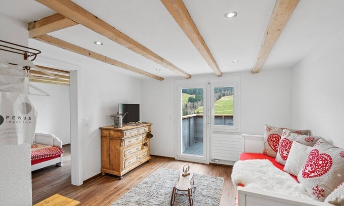 Wildhaus Apartamento | FENUS Gemütlich | Bergblick | Küche | SGT08