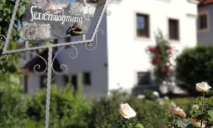 Meissen Apartamento | Ferienhof Gräfe - Apartamento "Kräuterstübchen" con chimenea, piscina y sauna